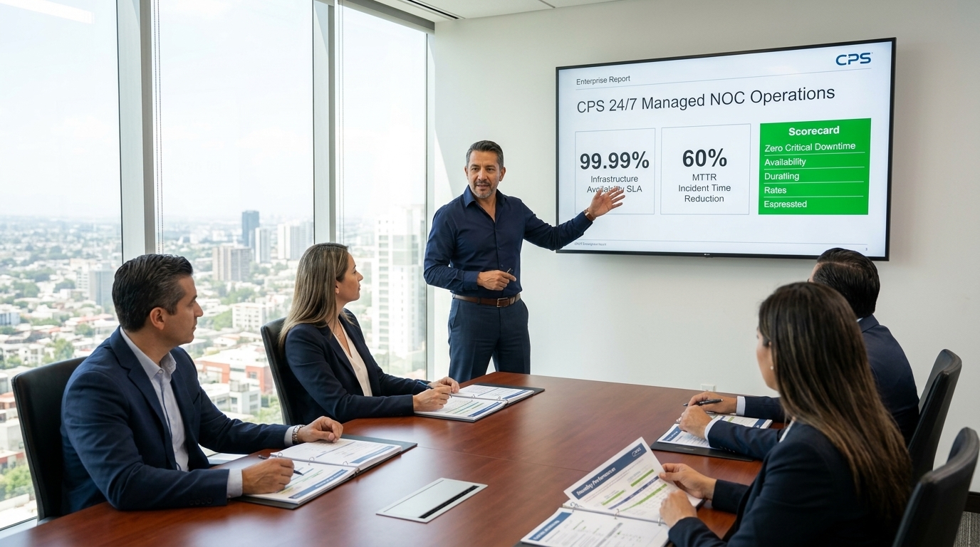 Monitoreo Proactivo de Infraestructura y Servicios de NOC 24/7